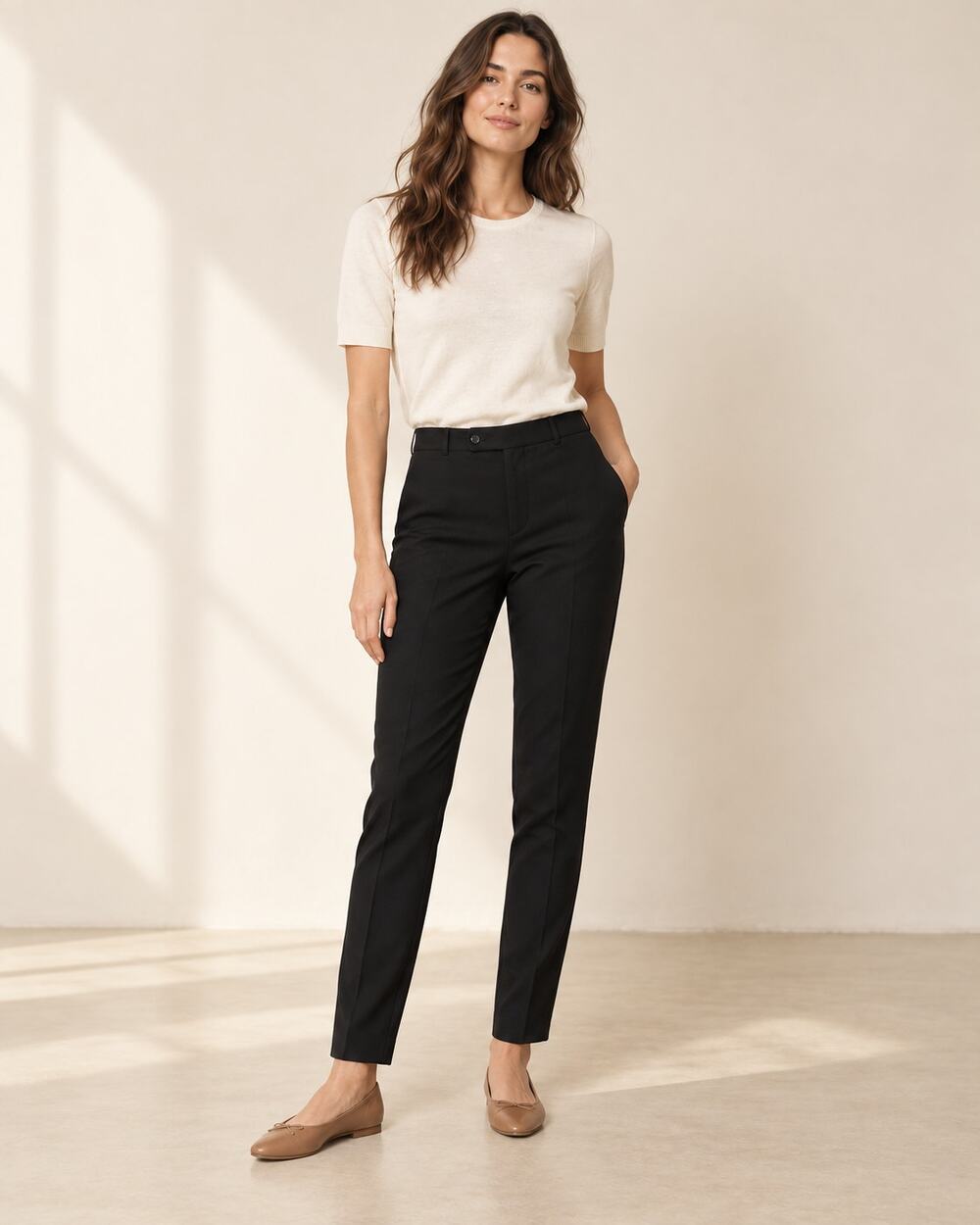 R13 "Skinny Trouser" Black 100% Wool Dress Pants Size 28